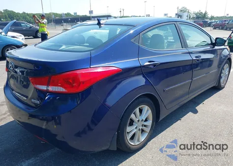 2013 Hyundai Elantra Limited from USA, damaged, VIN 5NPDH4AE9DH415919